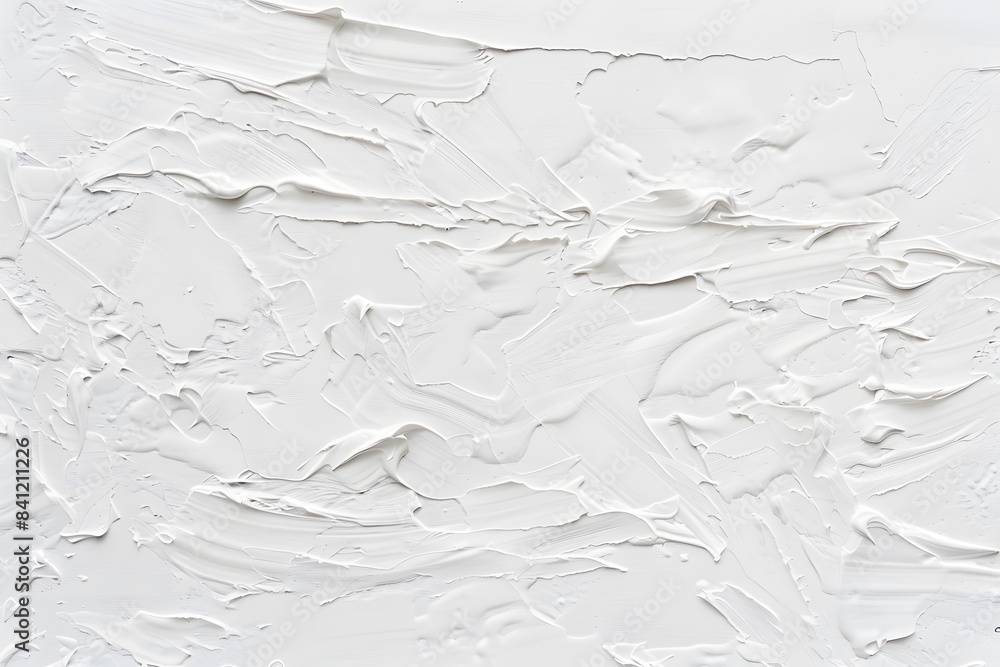 White Minimalist Oil Painting Texture White Minimalist Oil Painting Texture
