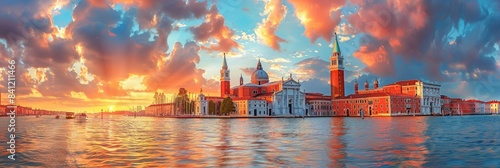 Venice Skyline with Doge's Palace