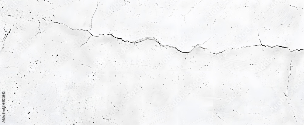Fototapeta premium Minimalist White Concrete Wall Texture Background