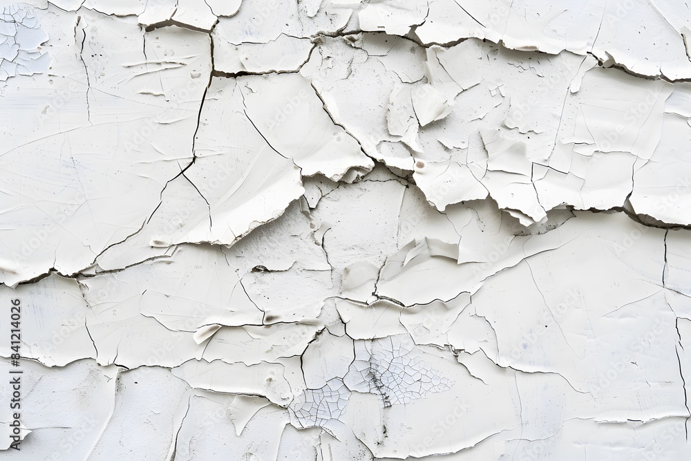 Abstract Cracked White Wall Texture Abstract Cracked White Wall Texture
