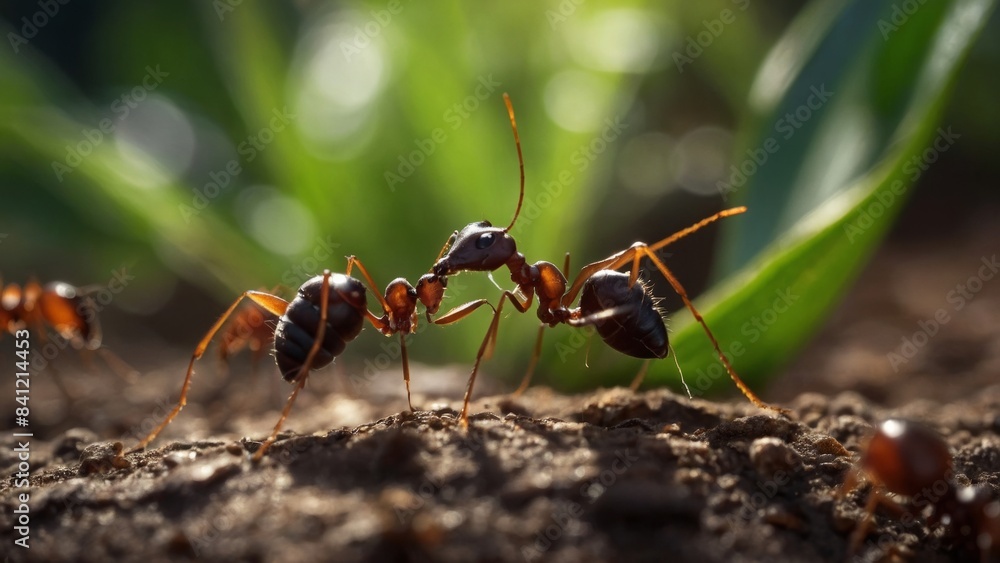 Ants Overcoming Environmental Challenges to Ensure the Survival of Their Colony Ants Overcoming Environmental Challenges to Ensure the Survival of Their Colony
