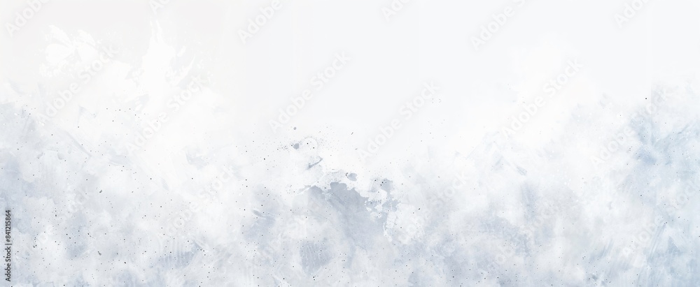 Obraz premium Minimalist White Watercolor Background with Soft Edges