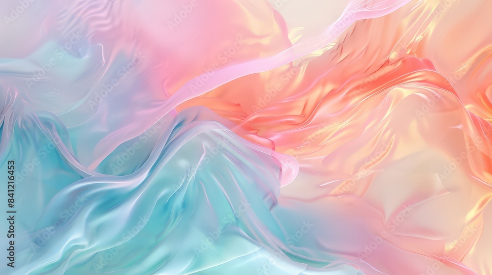 Develop an abstract background using a mix of pastel colors and subtle, flowing lines to create a light and whimsical atmosphere. Develop an abstract background using a mix of pastel colors and subtle, flowing lines to create a light and whimsical atmosphere.