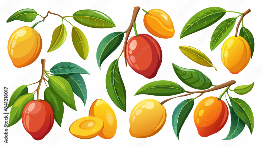 Collection Of Mangoes On Branch
Collection Of Mangoes On Branch