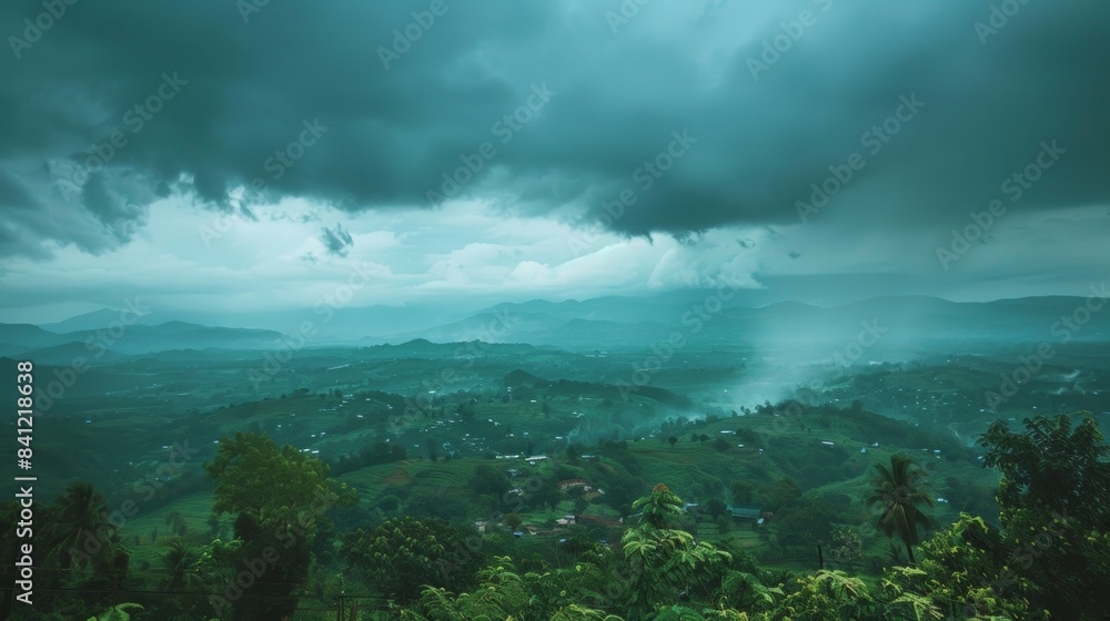 Cloudy Sky in the Rainy Season Cloudy Sky in the Rainy Season