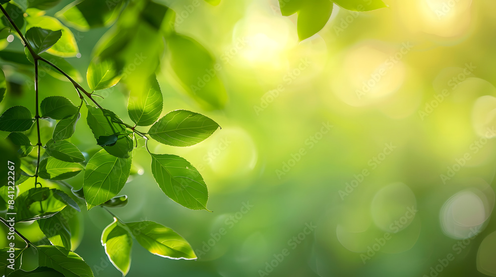 Sunny abstract green nature background, selective focus Sunny abstract green nature background, selective focus