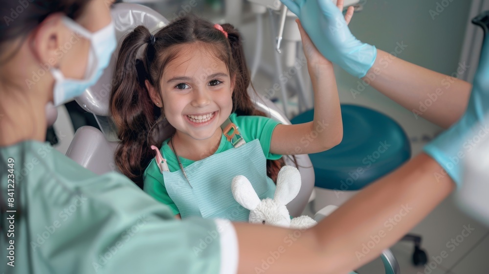 Fototapeta premium The Child at Dentist