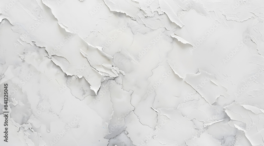 Fototapeta premium White Watercolor Paper Background With Rough Line Sketch