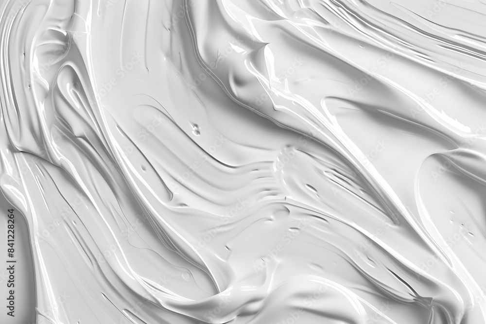 Abstract White Swirled Cream Texture Background Abstract White Swirled Cream Texture Background