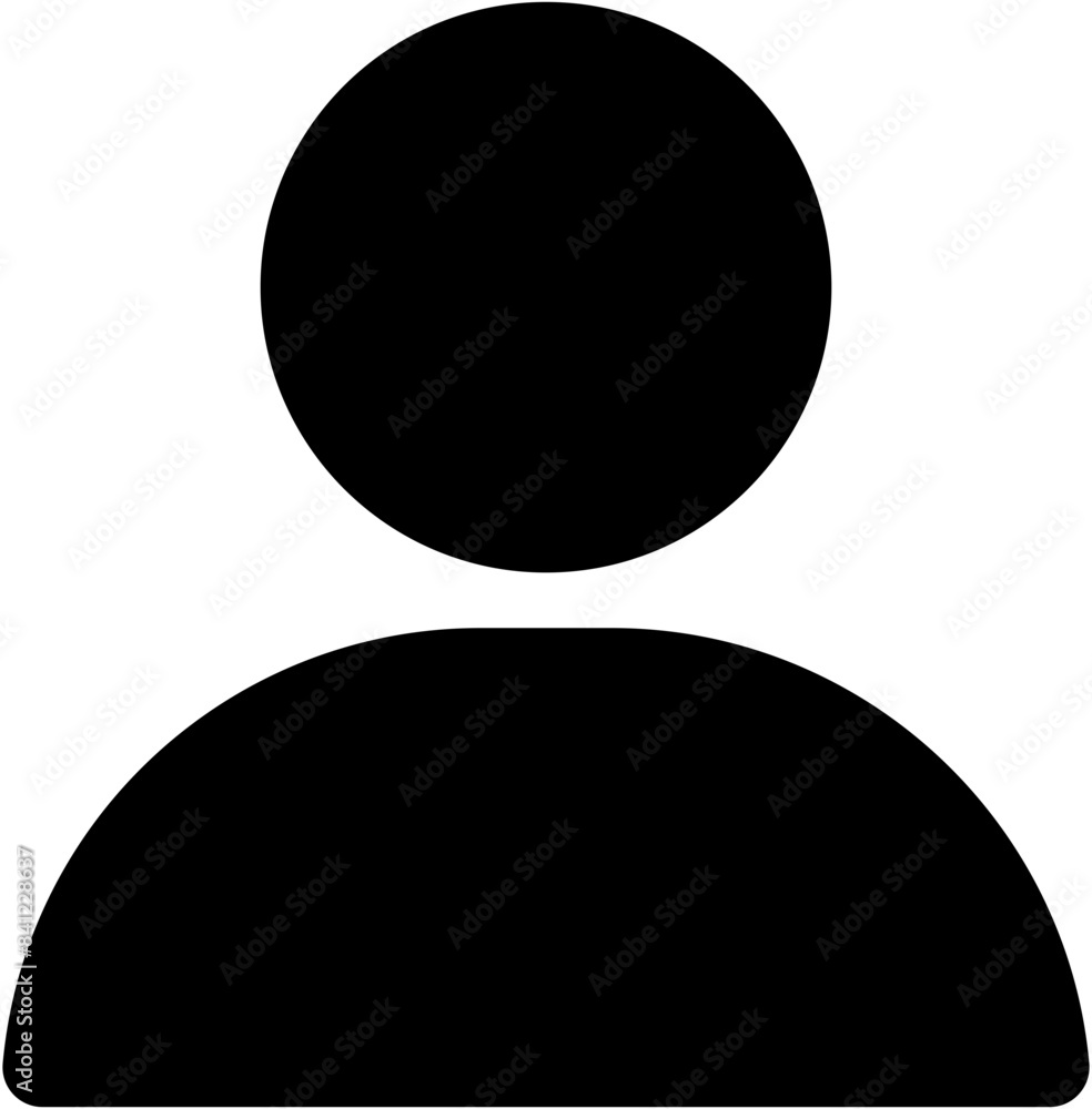 User profile button flat icon symbol User profile button flat icon symbol