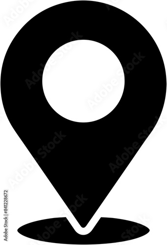 location map pin destination flat icon symbol