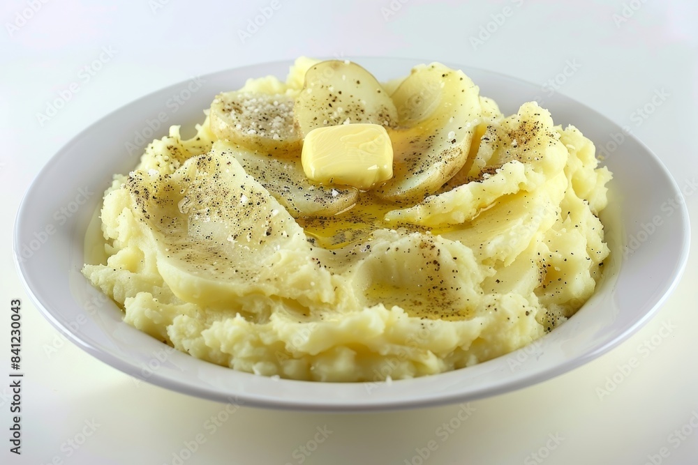 Perfectly Mashed Russet Potatoes in a Bowl Perfectly Mashed Russet Potatoes in a Bowl