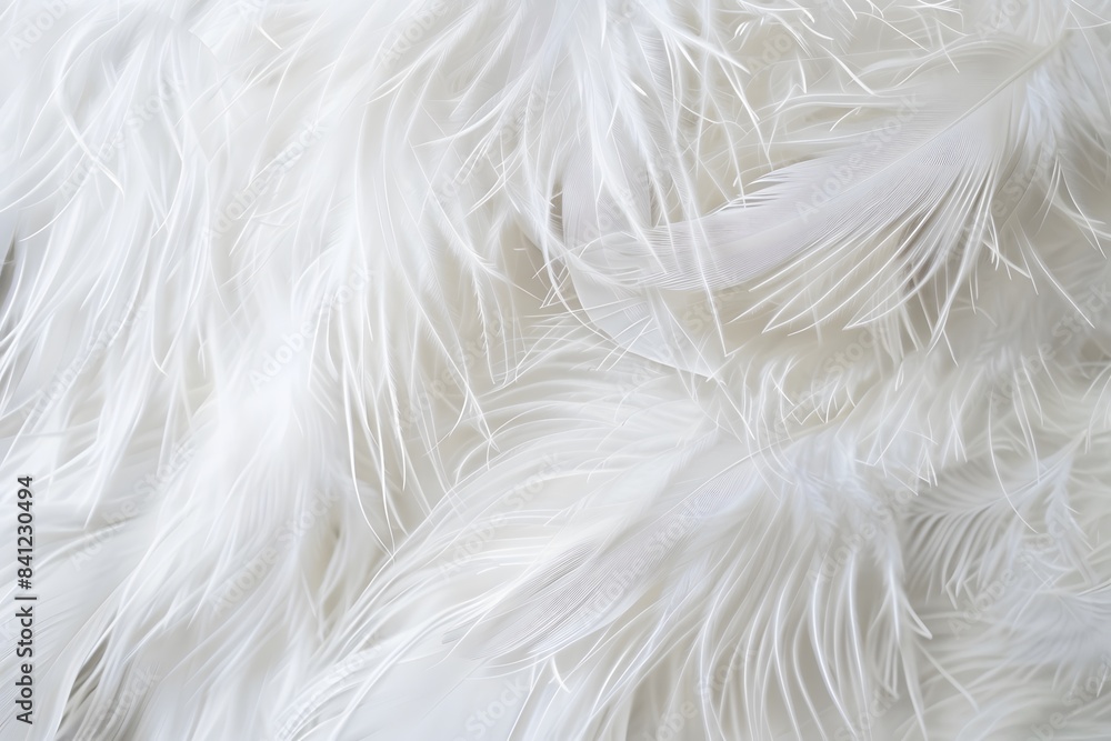 White Feather Texture Background - Soft & Fluffy White Feather Texture Background - Soft & Fluffy