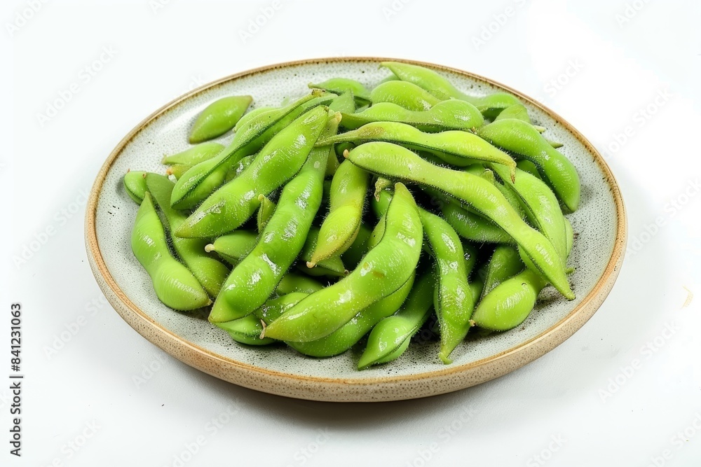 Healthy and delicious steamed edamame Healthy and delicious steamed edamame