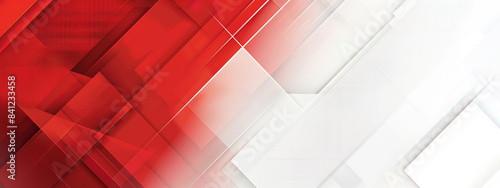 abstract red white gradient banner background.
