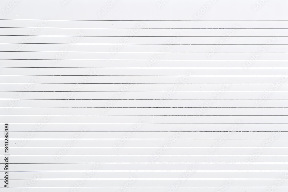 Fototapeta premium White Lined Paper Background For Design