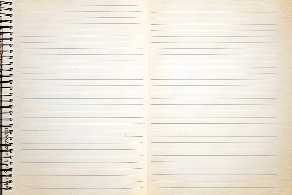 Blank Lined Notebook Paper Background For Design Blank Lined Notebook Paper Background For Design