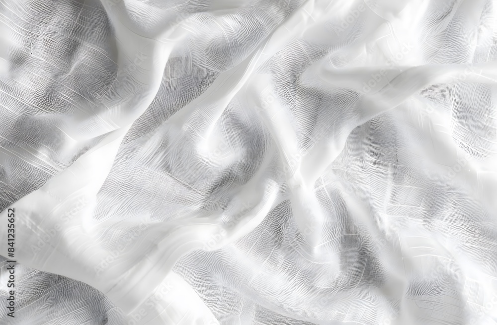 White Linen Fabric Texture with Grey Lines Pattern White Linen Fabric Texture with Grey Lines Pattern