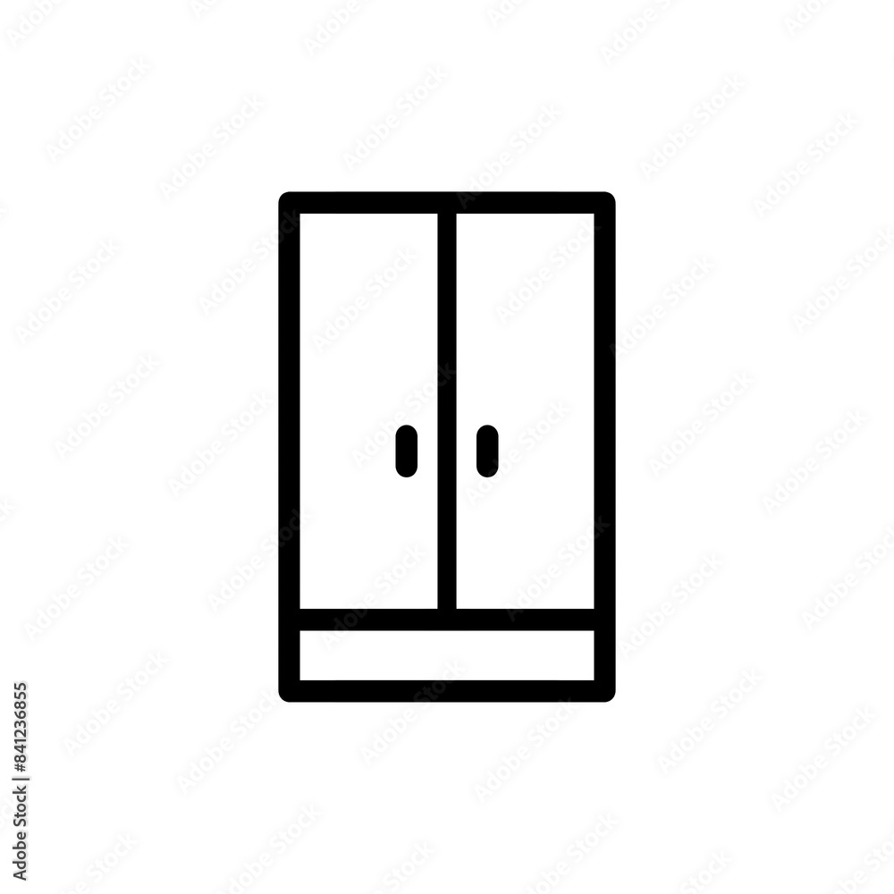 Cupboard icon with simple and modern design Cupboard icon with simple and modern design