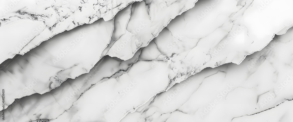Obraz premium White Marble Texture Background - Top View