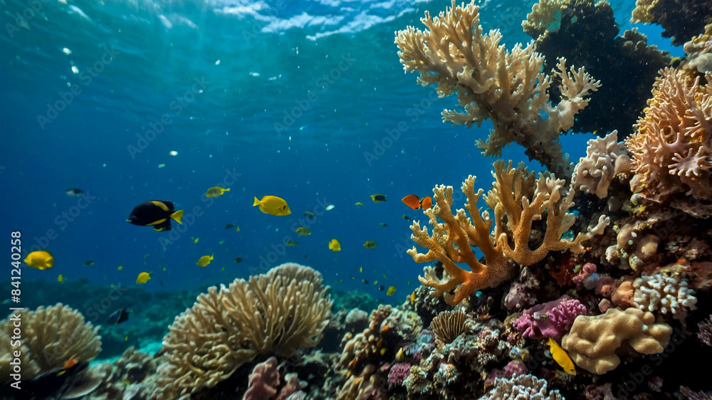 Fototapeta premium coral reefs, such as climate change