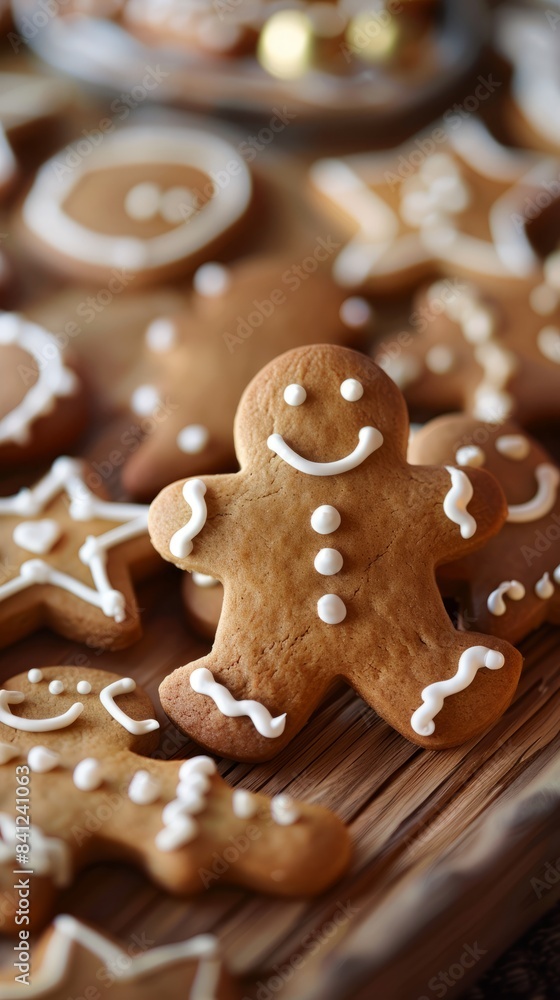 National Gingerbread Day concept with copy space National Gingerbread Day concept with copy space