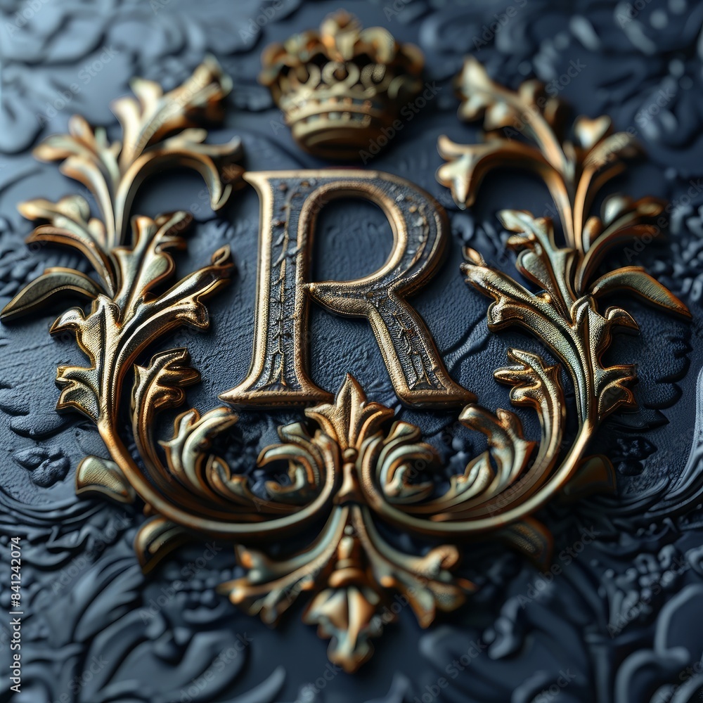 Luxury logo detailed with a double capital Luxury logo detailed with a double capital