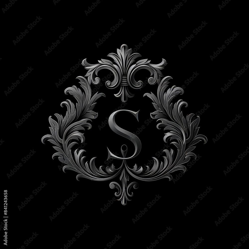 Luxury logo detailed with a double capital Luxury logo detailed with a double capital
