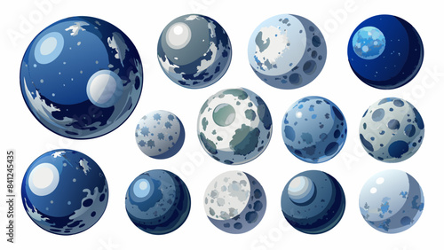 Collection Of Moon, Set Of Moon
