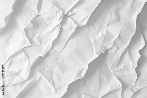 Wallpaper Mural Crumpled White Paper Texture Background Torontodigital.ca