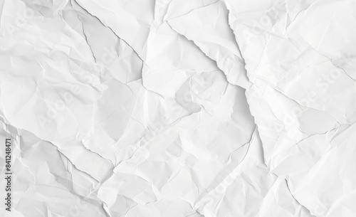 Wallpaper Mural White Crumpled Paper Texture Background Torontodigital.ca