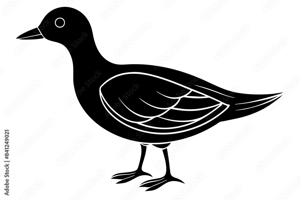 migratory bird silhouette vector illustration migratory bird silhouette vector illustration