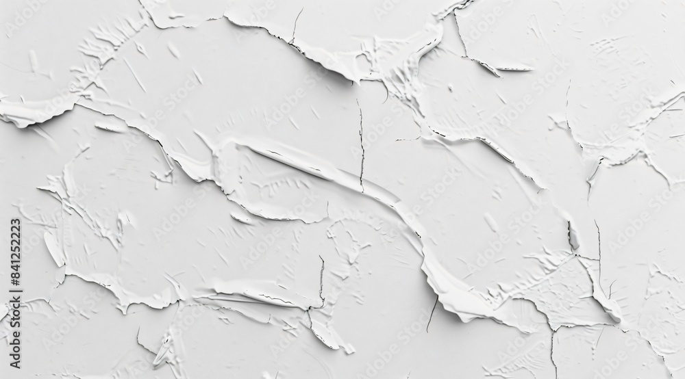 White Cracked Plaster Wall Texture Background White Cracked Plaster Wall Texture Background