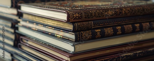 Beautifully Bound Stack of ...