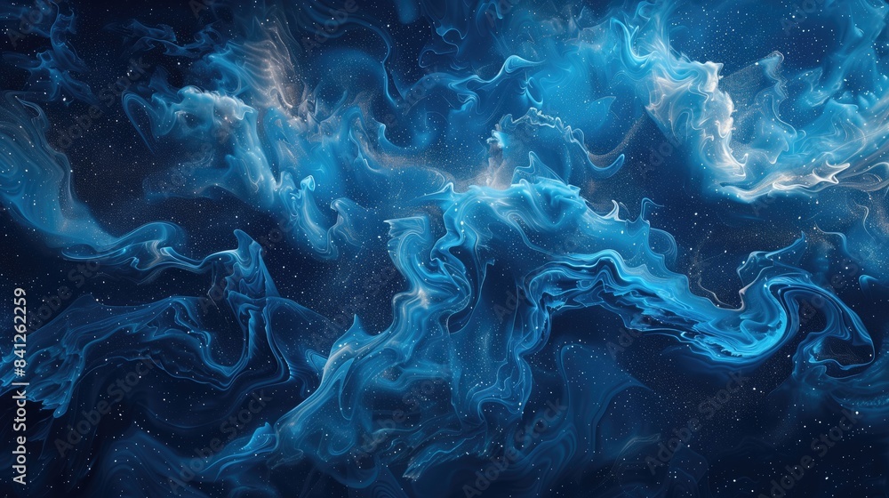 Flowing blue liquid abstract background Flowing blue liquid abstract background