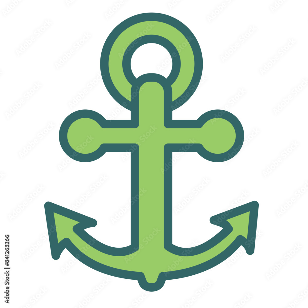 Obraz premium Boat Anchor Icon