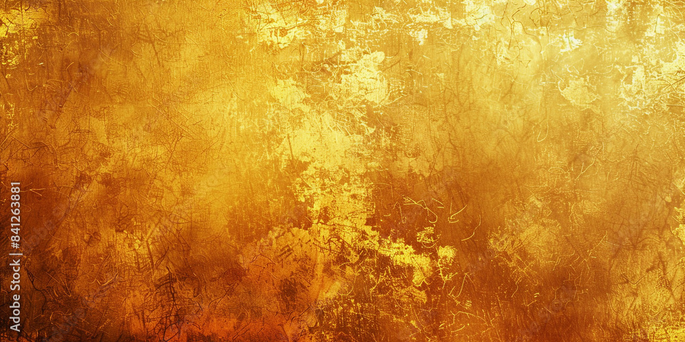 Obraz premium golden color Grainy gradient background.