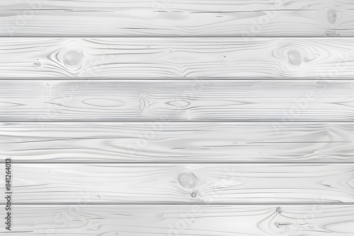 White Wooden Plank Background Texture