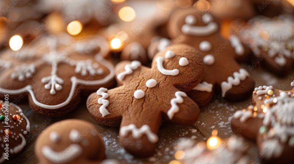 National Gingerbread Day concept with copy space National Gingerbread Day concept with copy space
