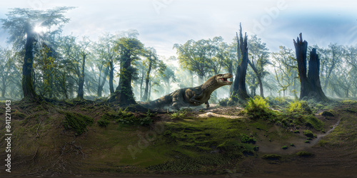 Fototapeta Naklejka Na Ścianę i Meble -  Pampaphoneus biccai 8K VR 360 Spherical Panorama
