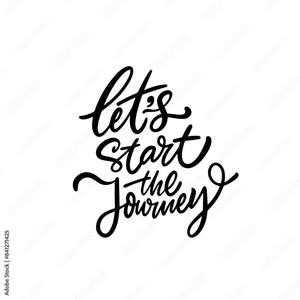 Embark on the journey with a dose of inspiration through beautiful handlettering Embark on the journey with a dose of inspiration through beautiful handlettering