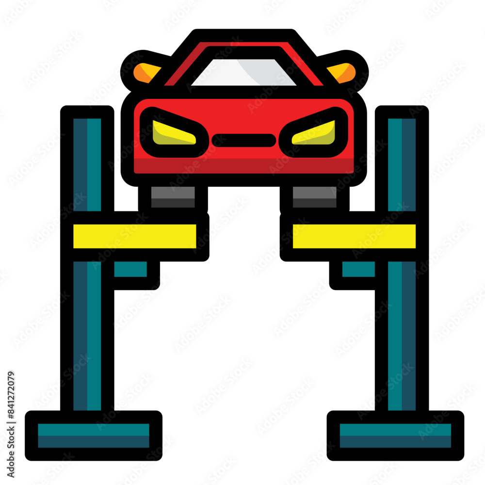 Car Ramps Icon Car Ramps Icon