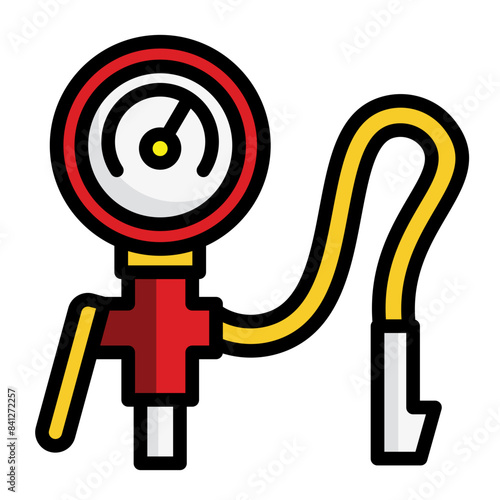 Tire Pressure Gauge Icon