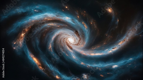 Beautiful Galaxy Background 