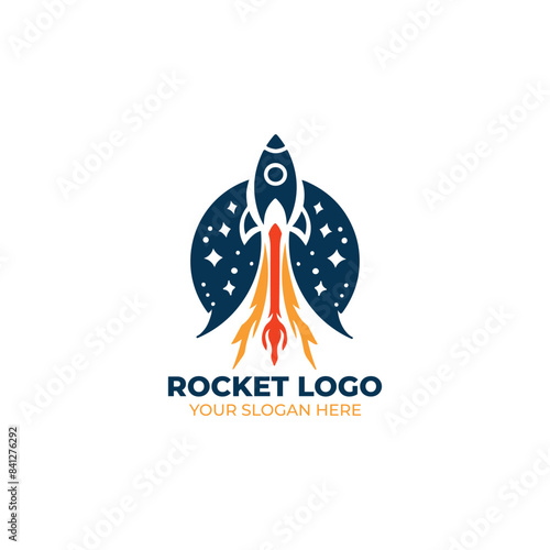 Rocket Launcher Logo Vector Design