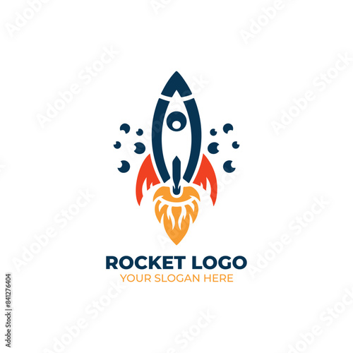 Rocket Launcher Logo Vector Design