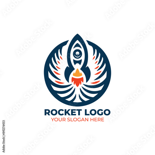 Rocket Launcher Logo Vector Design