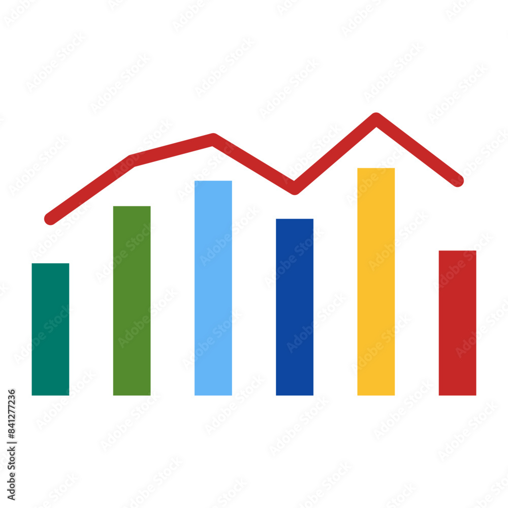 Bar chart Icon flat icon Bar chart Icon flat icon