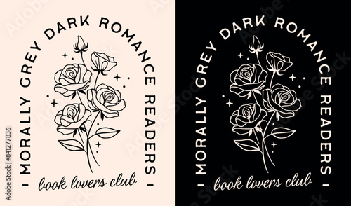 Dark romance readers morally grey book club romantasy lover aesthetic