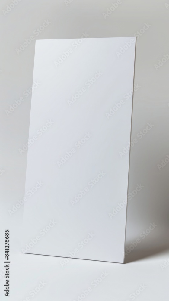 Blank white rectangular banner sign on a sunny day. Blank white rectangular banner sign on a sunny day.